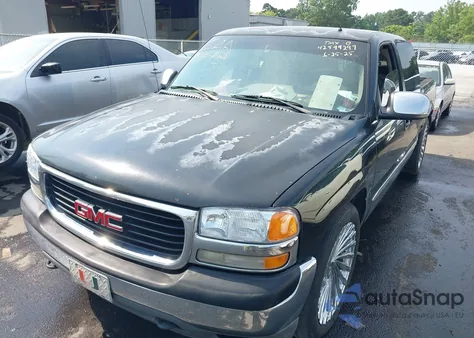 2001 GMC Sierra 1500 Sle из США, поврежденный, VIN 2GTEC19T811202770